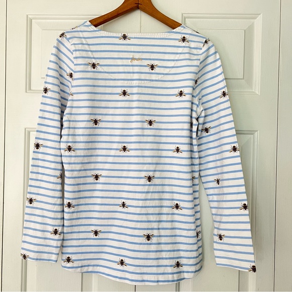 Joules Harbour Bee Print Long Sleeve Tee - Picture 6 of 14